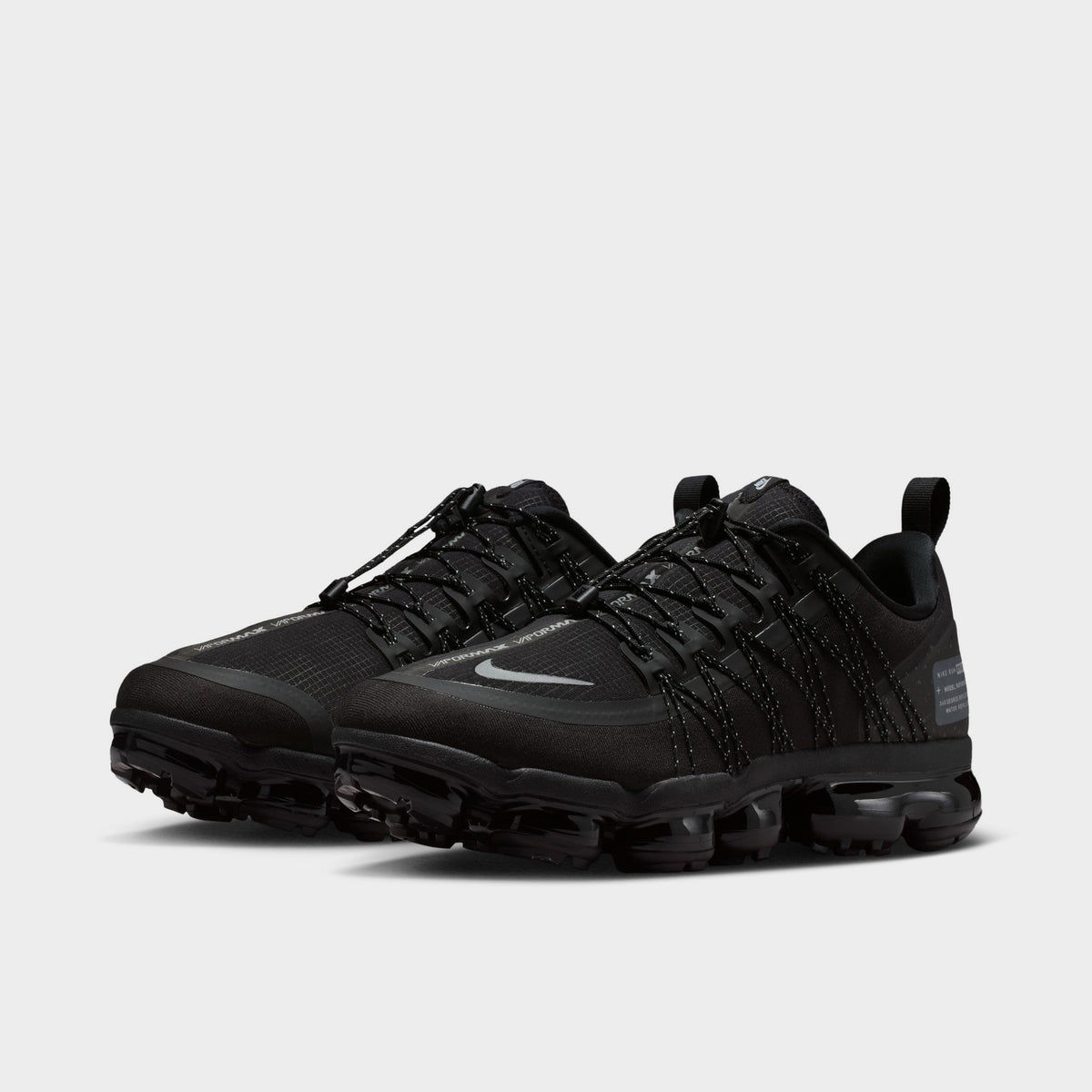 Nike Air Vapormax Run Utility pour hommes Noir / Argent réfléchissant