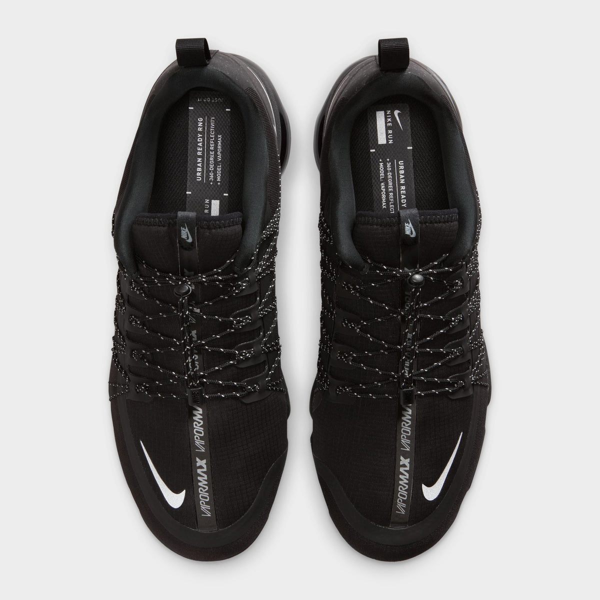 Nike Air Vapormax Run Utility pour hommes Noir / Argent réfléchissant