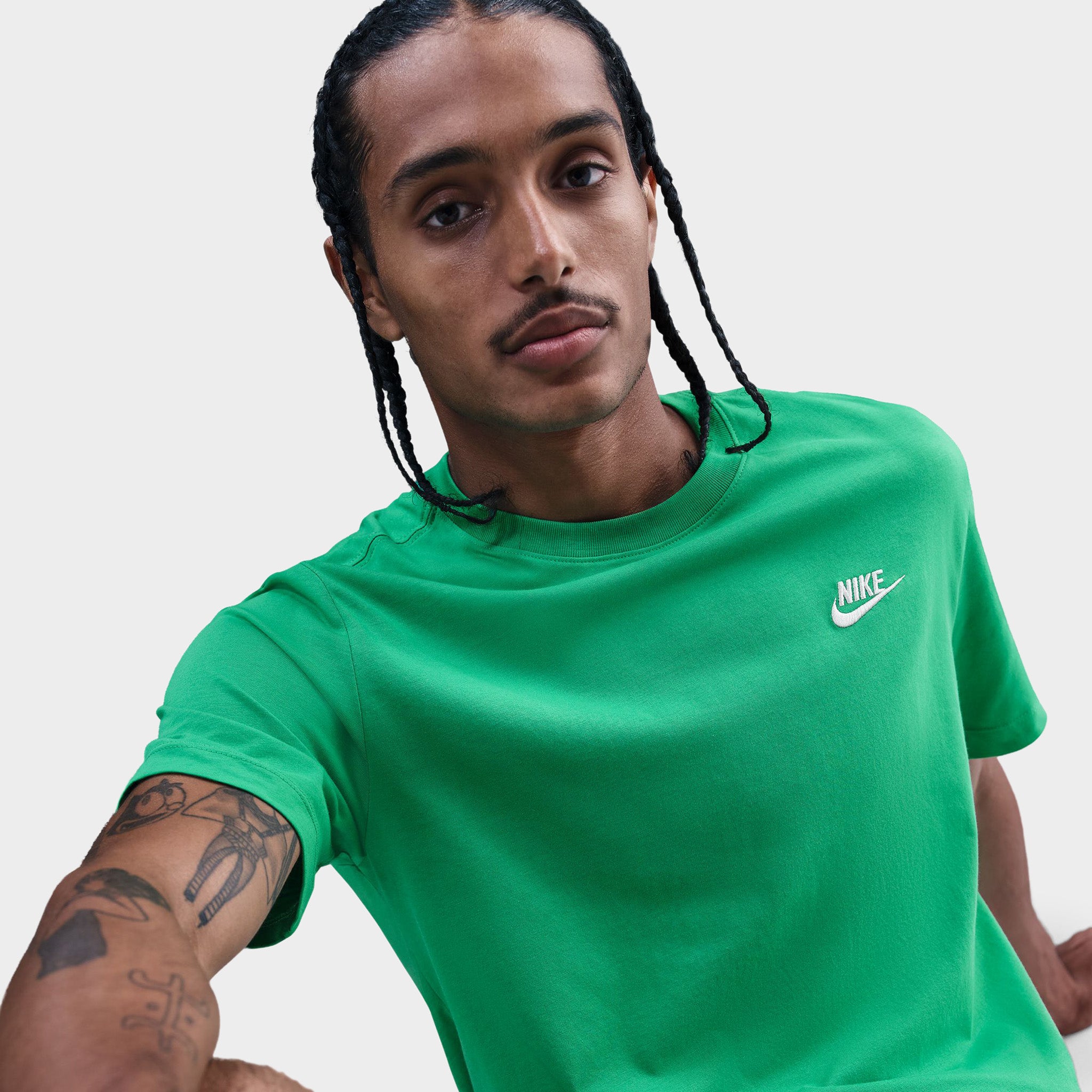stadium green nike shirt