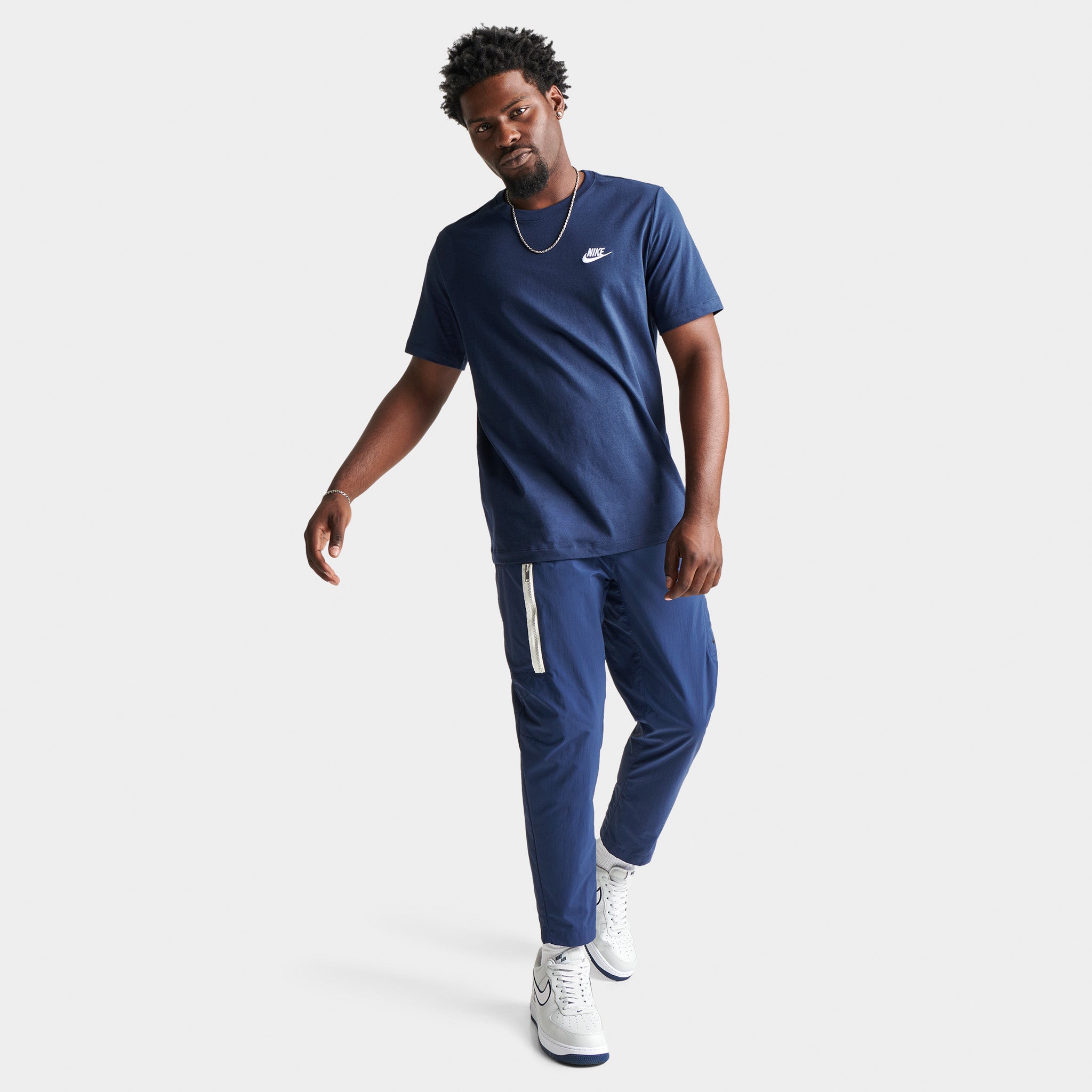 Nike Sportswear Club T-Shirt Midnight Navy / White – JD Sports