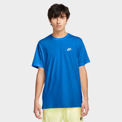 Nike Sportswear Club T-shirt Bleu clair / Blanc