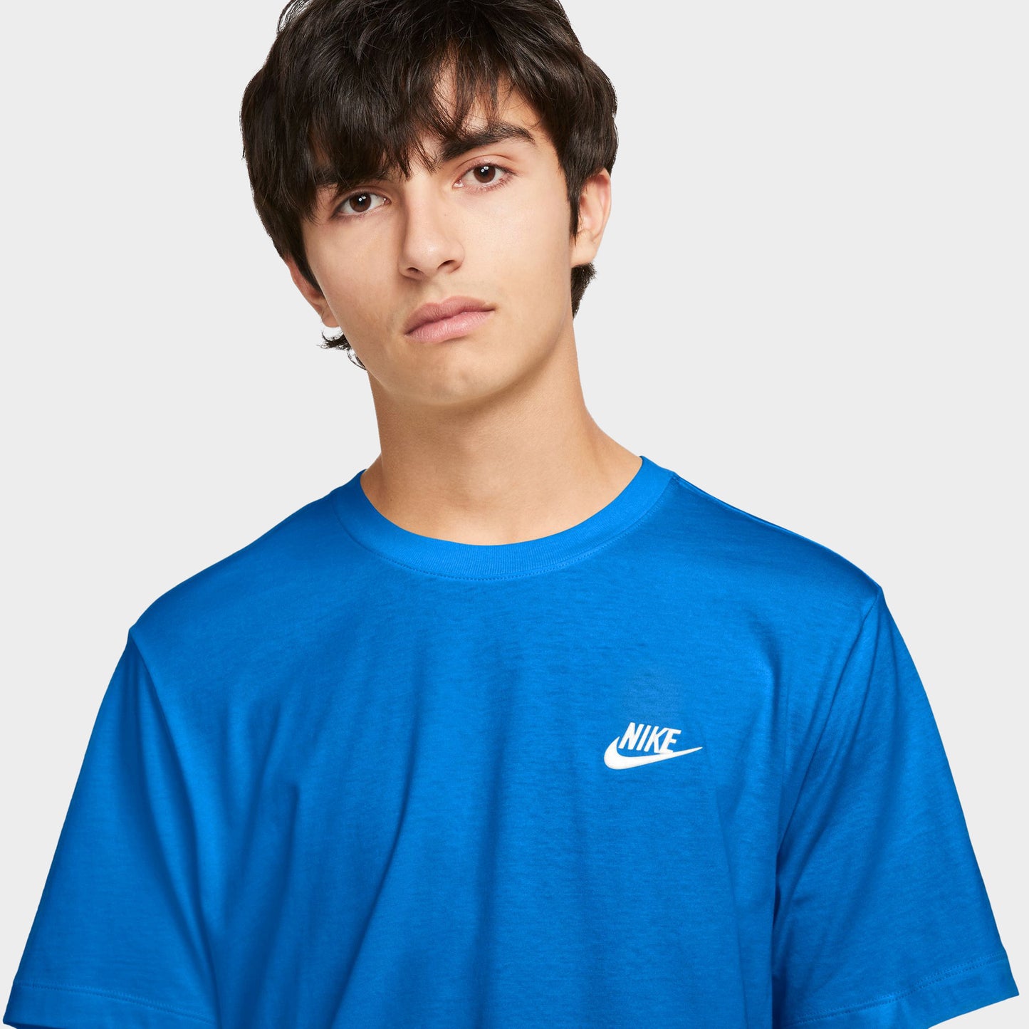 Nike Sportswear Club T-shirt Bleu clair / Blanc