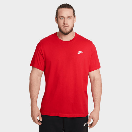 Nike Sportswear Club T-shirt Rouge universitaire / Blanc