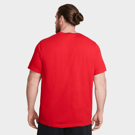 Nike Sportswear Club T-shirt Rouge universitaire / Blanc