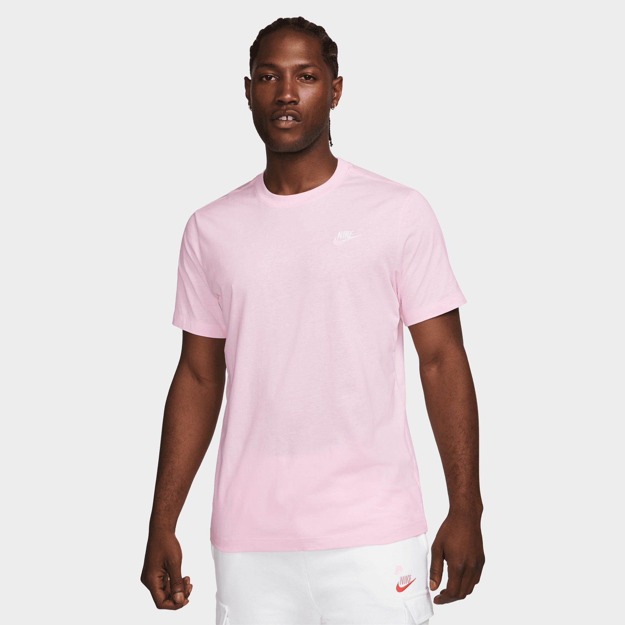 Nike Basic Club T-Shirt Pink Foam / White – JD Sports