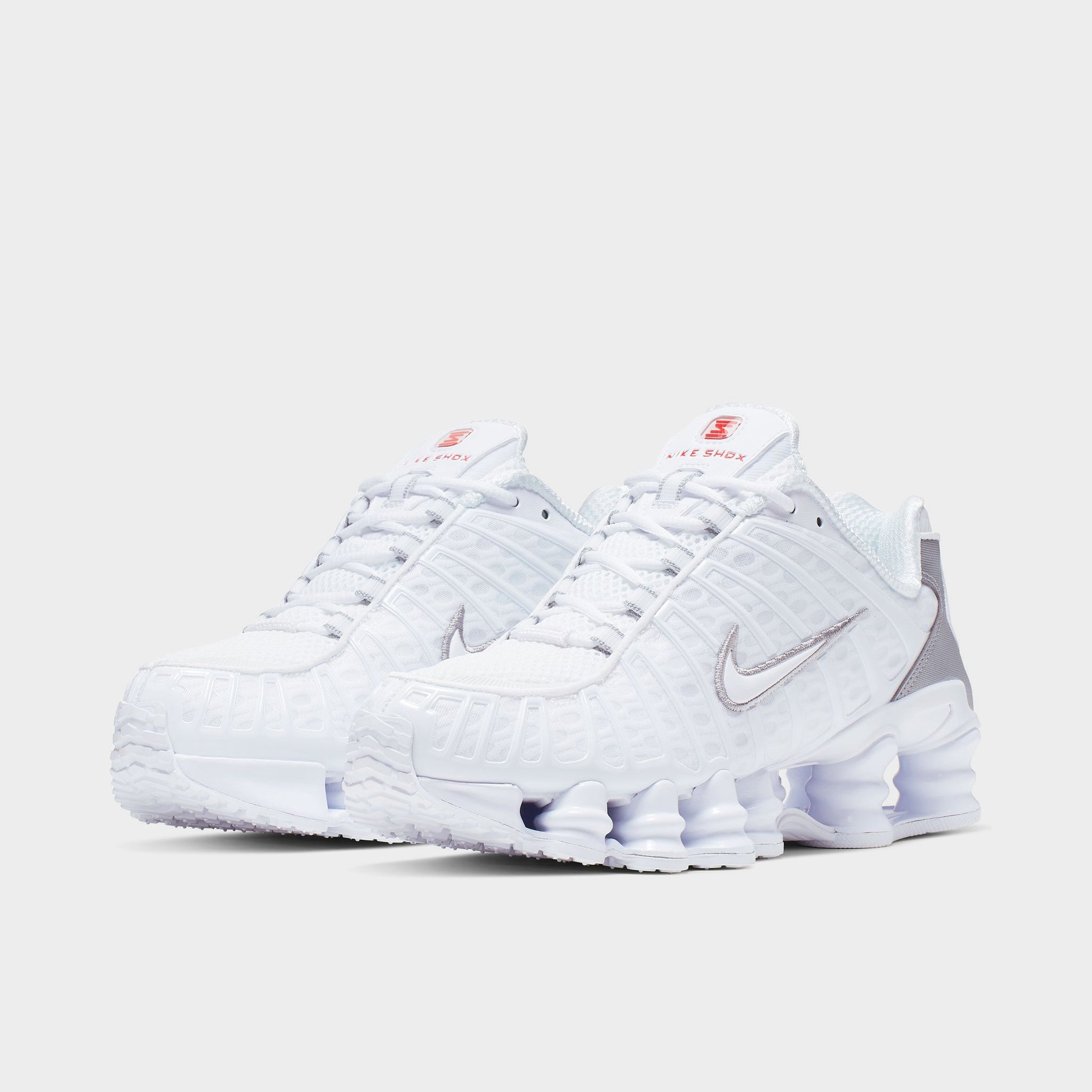 NIKE W SHOX TL White×silver Nike Women's Shox TL White / White - Metallic Silver – JD Sports