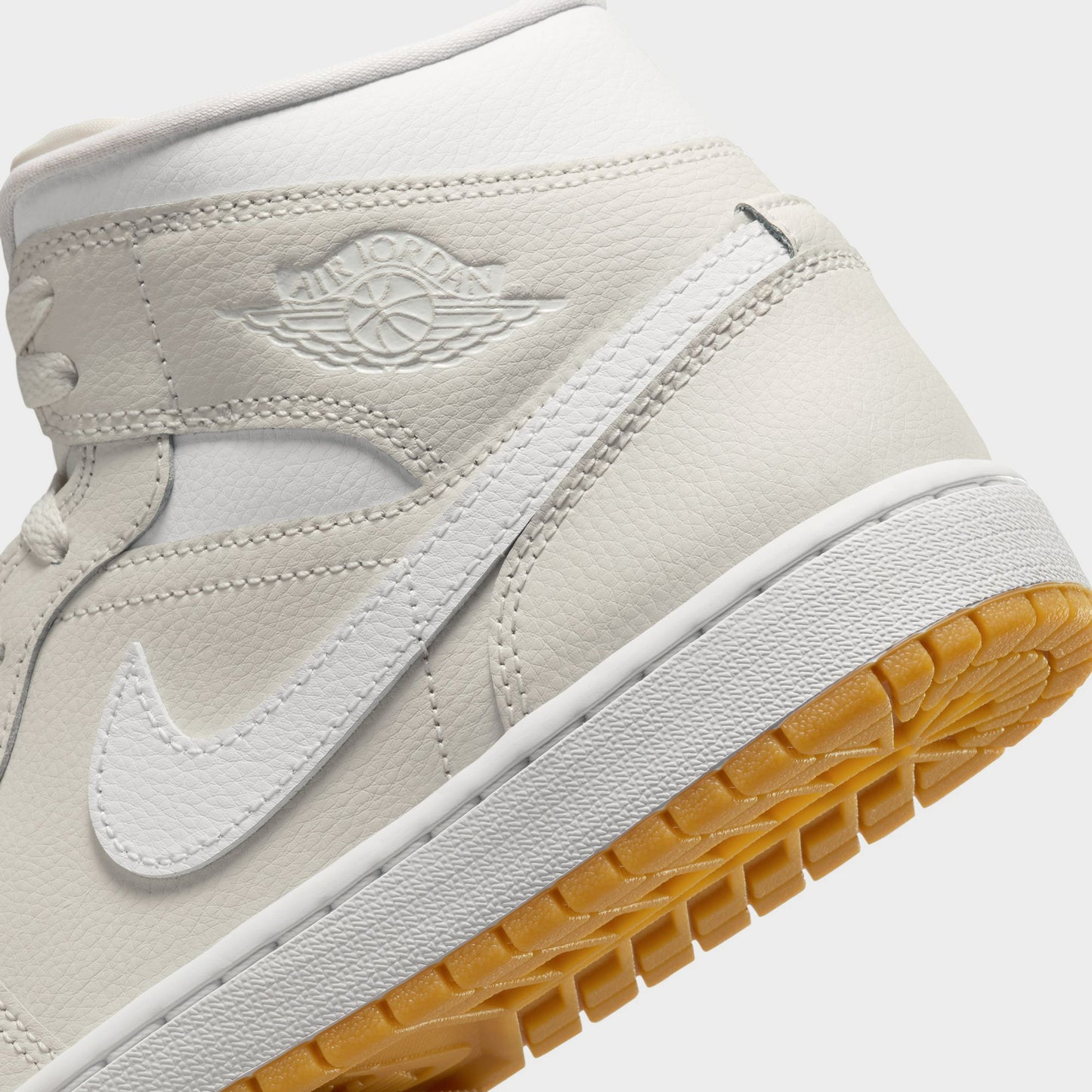 Jordan Women's 1 Mid Phantom / White - Gum