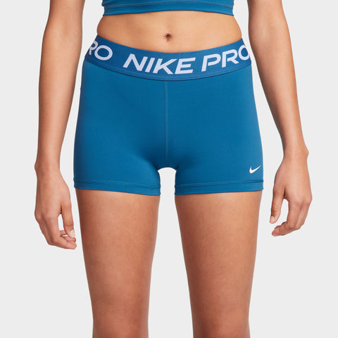 Nike Pro Women s 3 Shorts Blue