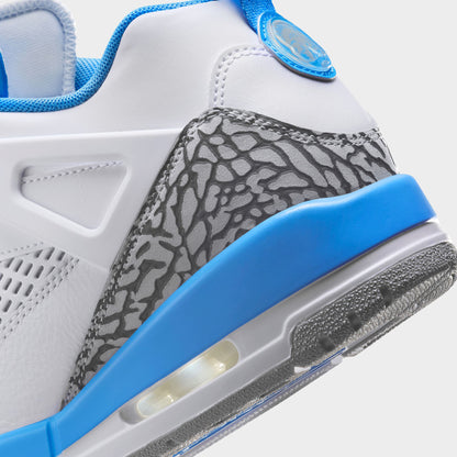 Jordan Spizike Low White / University Blue - Wolf Grey