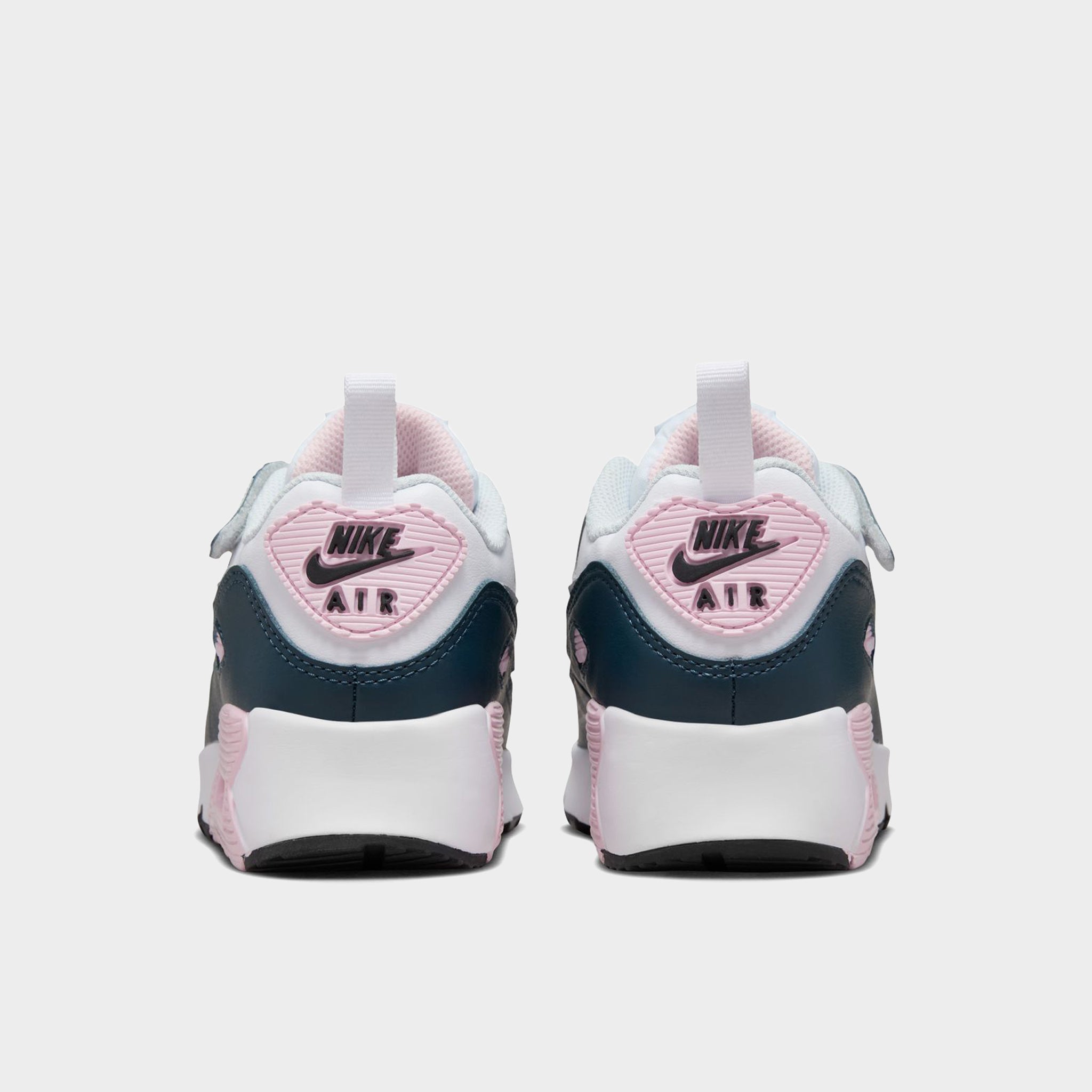Nike Air Max 90 EasyOn PS White / Wolf Grey - Pink Foam – JD Sports