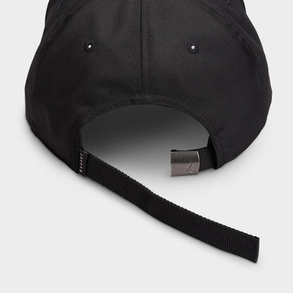 Jordan Rise Structured Metal Jumpman Strapback Cap / Black