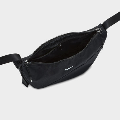 Nike Aura Croissant Sac à bandoulière Noir / Argent Mat