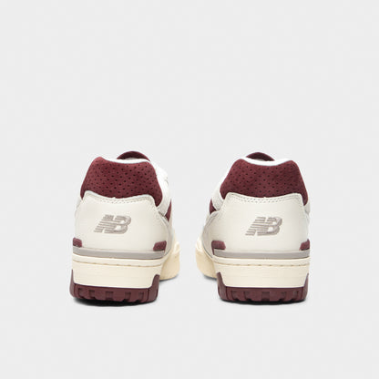 New Balance 550 Sea Salt / Classic Crimson