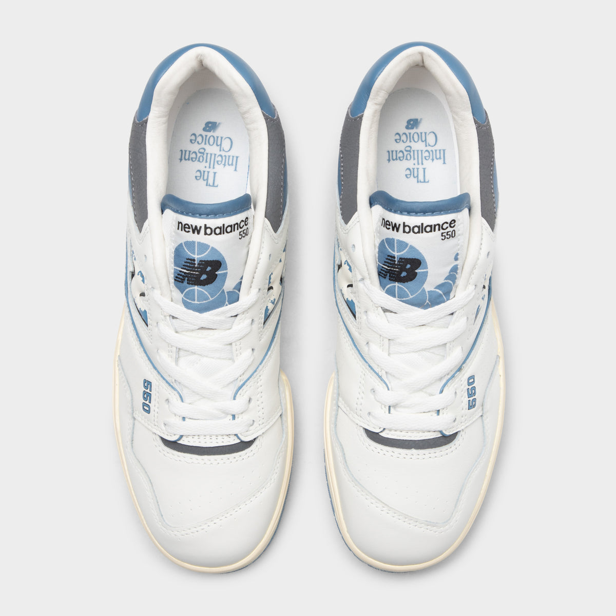 Nb 550 White Grey N Balance New Balance BB550VTE White Blue Grey