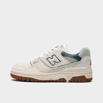 New Balance Femmes 550 Sel de mer / Sapin neuf