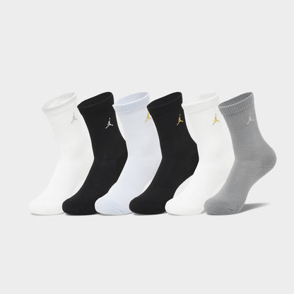 Jordan Everyday Crew Chaussettes (6 Paires) / Blancs