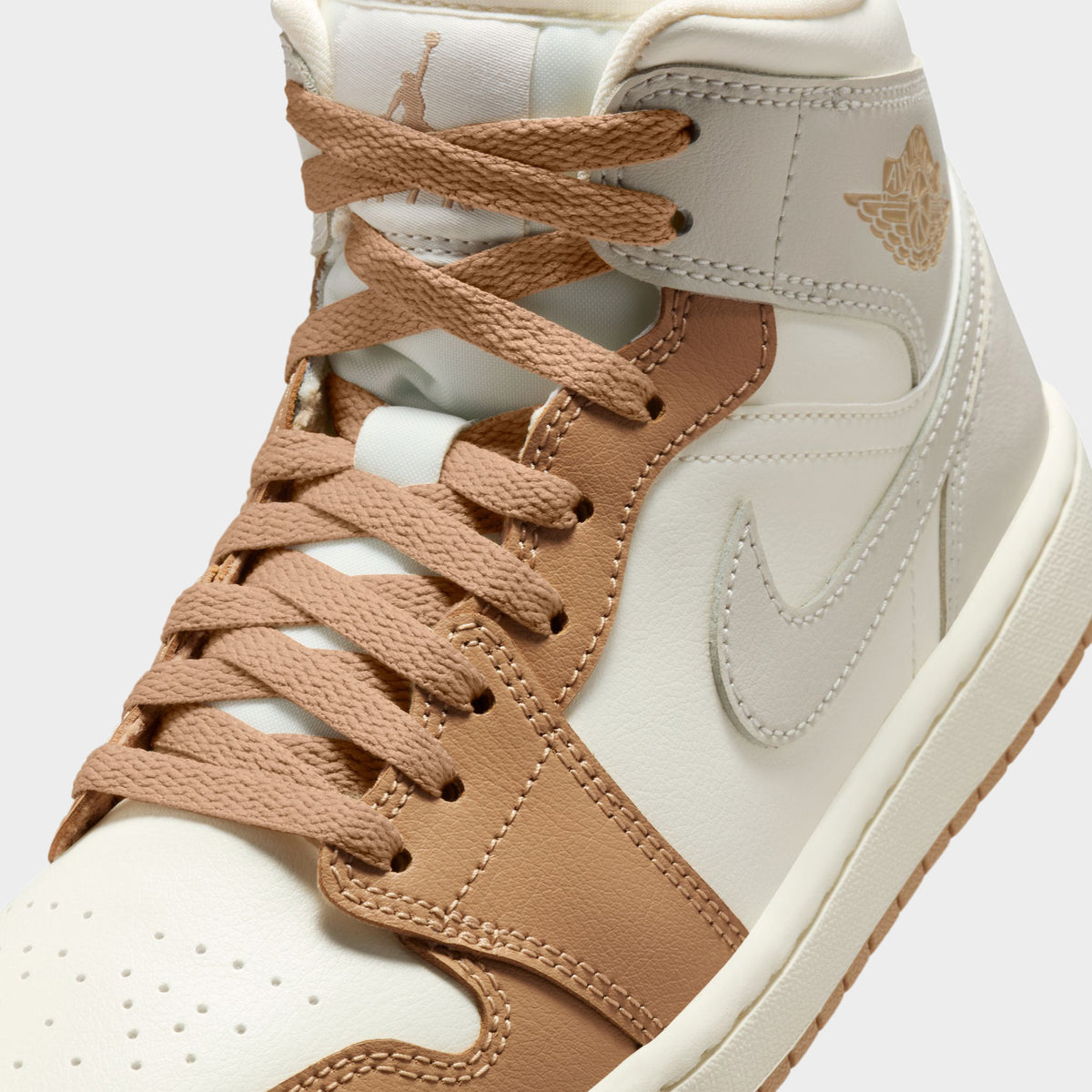 Jordan Femmes Mid Ale Ivoire Marron Orewood Clair Chanvre