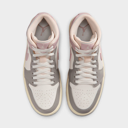 Jordan Women's 1 Mid Sail / Particle Rose - Enigma Stone