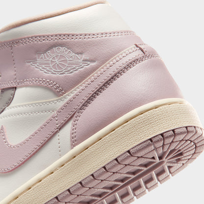 Jordan Women's 1 Mid Sail / Particle Rose - Enigma Stone