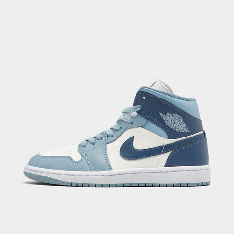 Air jordan 1 mid light blue womens store
