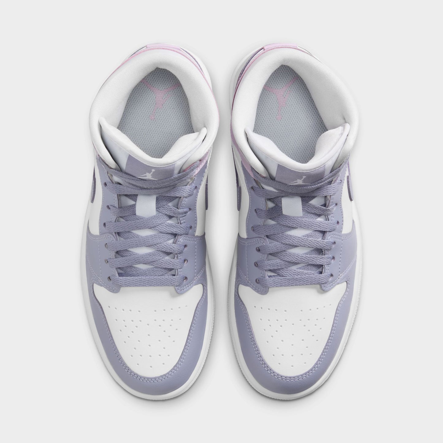 Jordan Women's 1 Mid Indigo Haze / Doll-White
