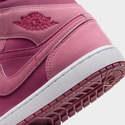 Jordan Women's 1 Mid Desert Berry / Sweet Beet - White