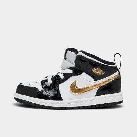 Jordan 1 Mid SE TD Black / Metallic Gold - White | JD Sports