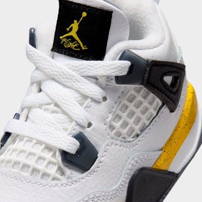 Jordan 4 Retro TD Blanc / Jaune Tour - Bleu Foncé