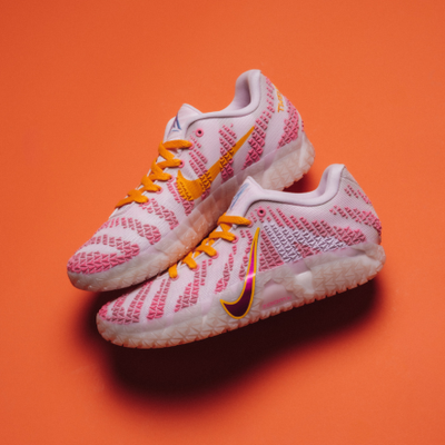 Nike Ja 3 “Valentine’s Day” "Pink Foam / Hyper Pink" shoe. Shop Nike now at JD Sports.