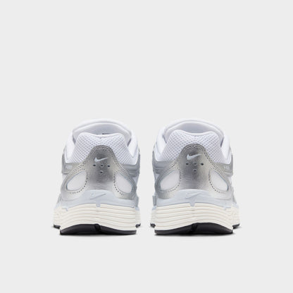 Nike Women's P-6000 White / Metallic Silver - Blue Tint