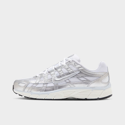 Nike Women's P-6000 White / Metallic Silver - Blue Tint