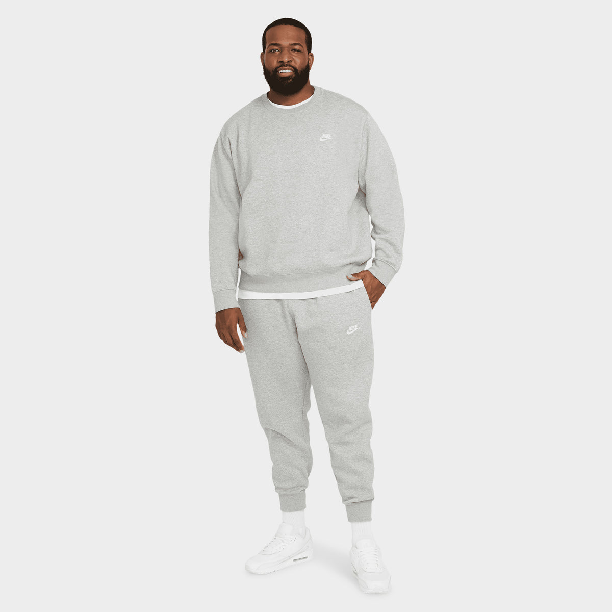 nike club dark grey
