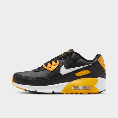 Nike Air Max 90 LTR GS Black White University Gold JD Sports