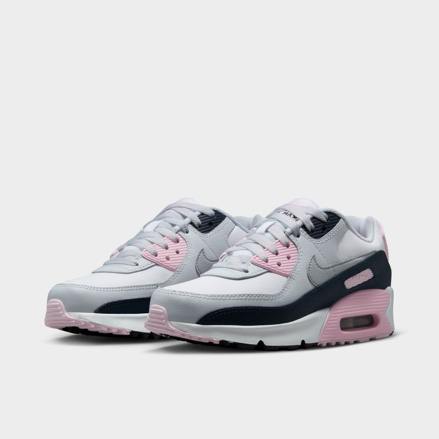 Nike Air Max 90 LTR GS White / Wolf Grey - Pink Foam