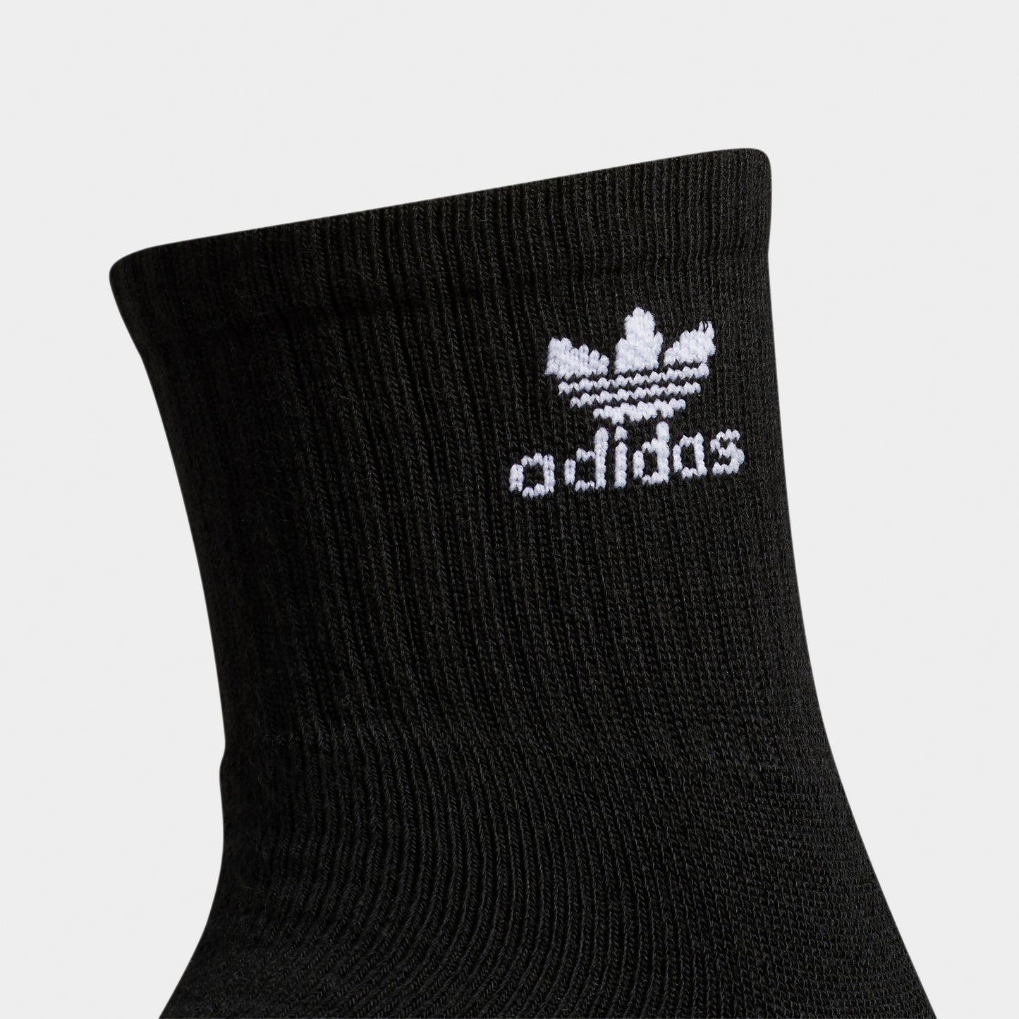 adidas Originals Trefoil Quarter Socks (6 Pack) Black / White