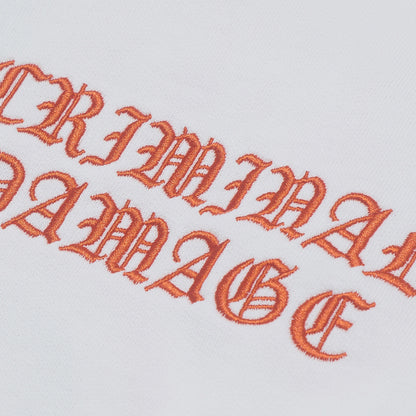 Criminal Damage Celtic Sweatshirt Off-White / Red