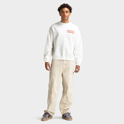 Criminal Damage Celtic Sweatshirt Off-White / Red