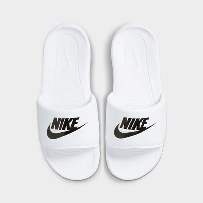 Nike Victori One Claquette Blanc / Noir - Blanc