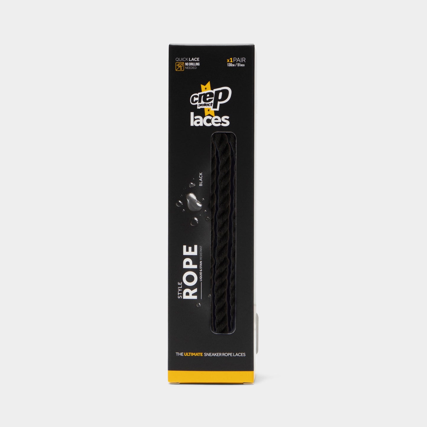 Crep Protect Rope Laces / Black