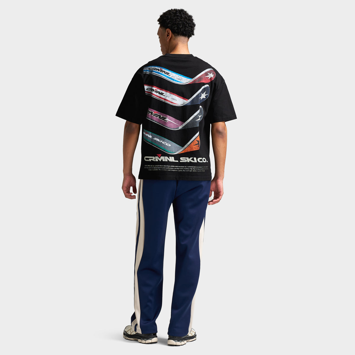 Criminal Damage Ski Tee / Black