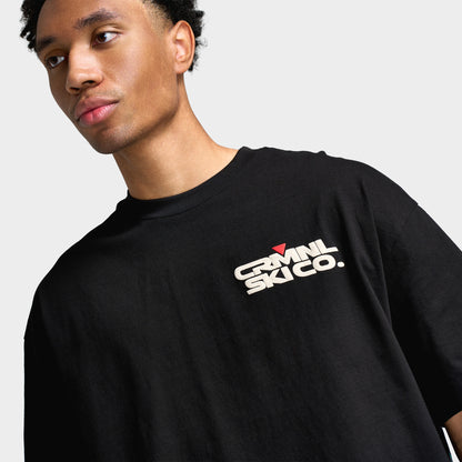 Criminal Damage Ski Tee / Black