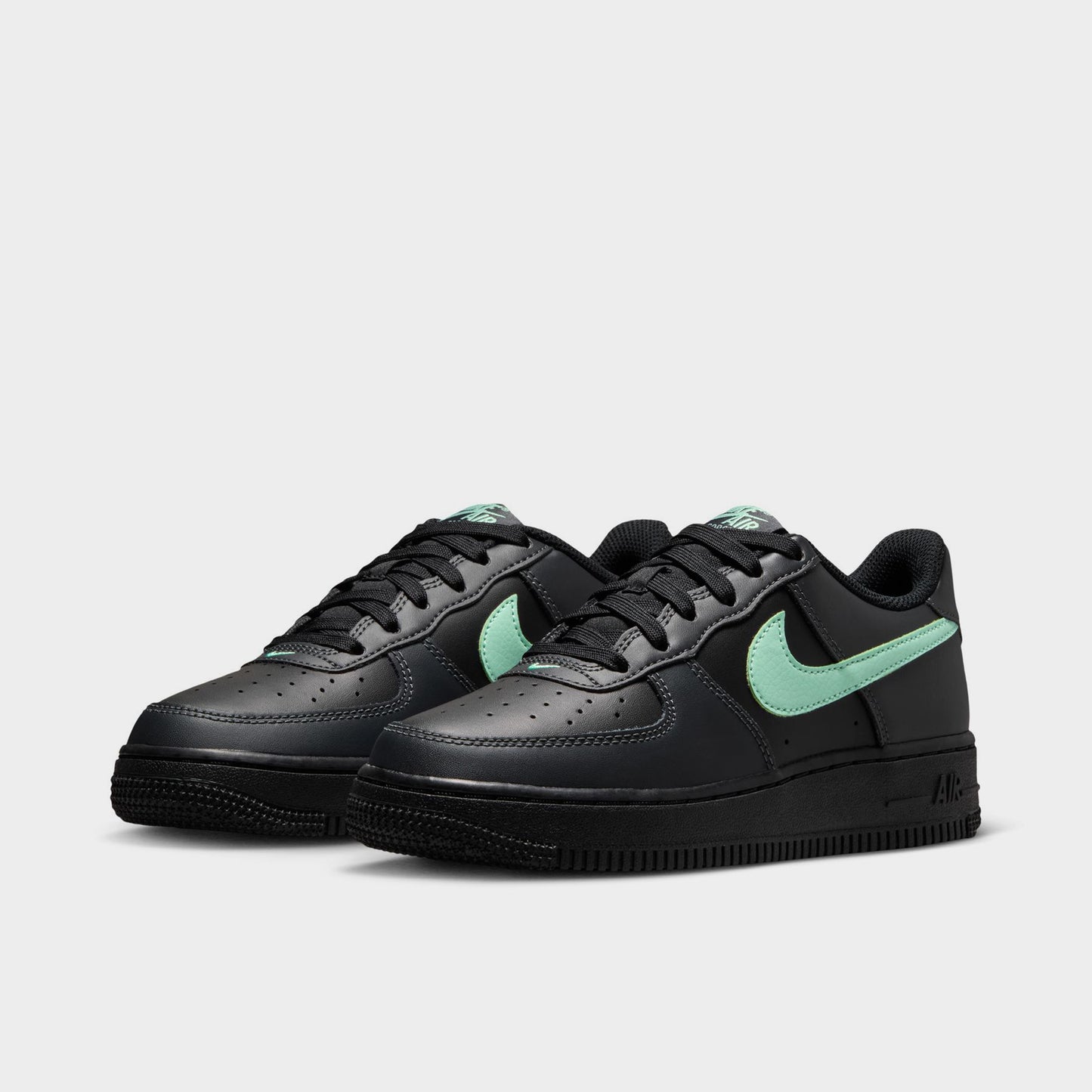 Nike Air Force 1 GS Black / Arctic Green - Anthracite