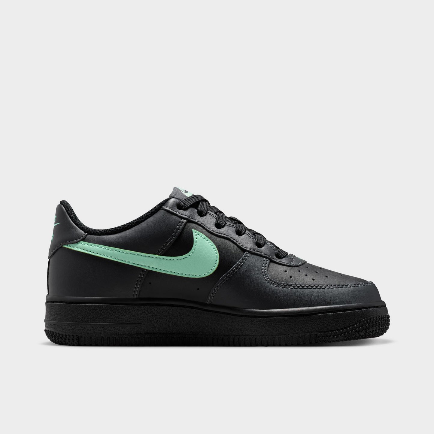 Nike Air Force 1 GS Black / Arctic Green - Anthracite