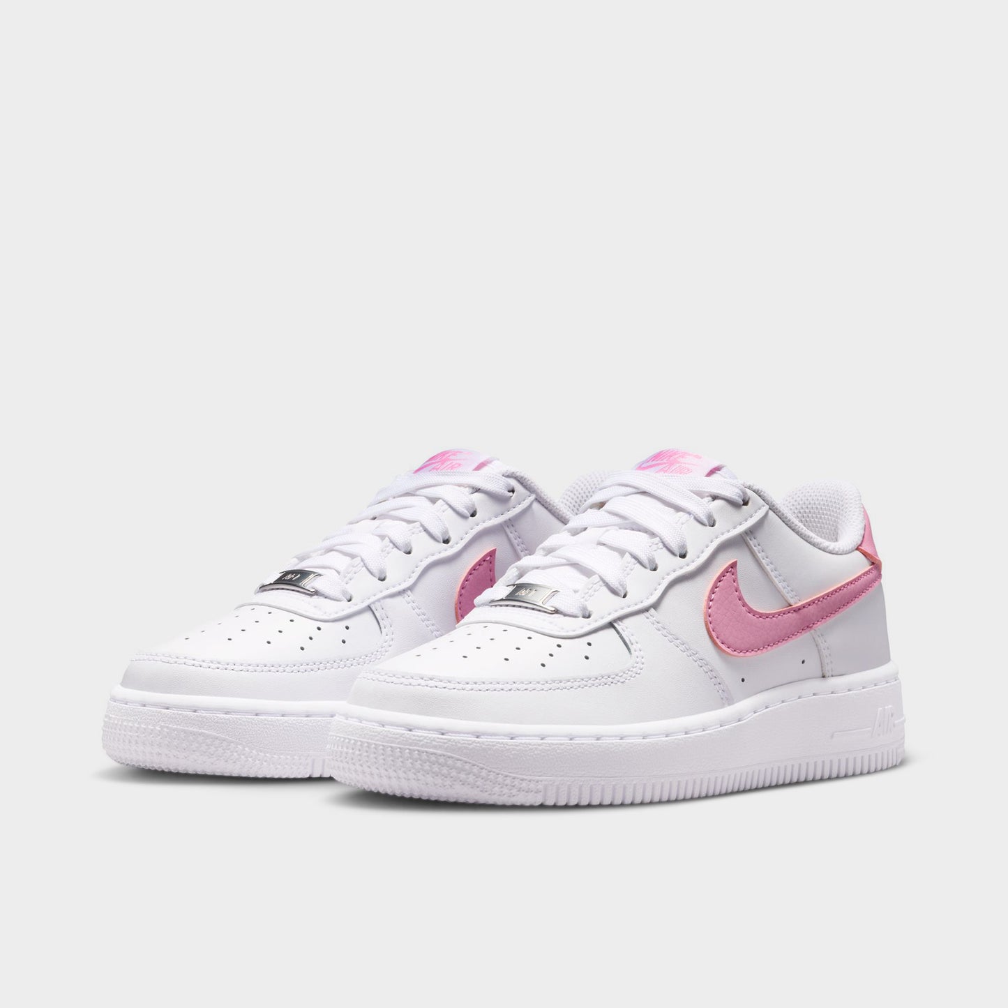 Nike Air Force 1 GS Blanc / Rose Rise - Blanc