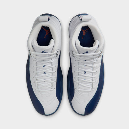 Jordan 12 Retro White / French Blue - Metallic Silver