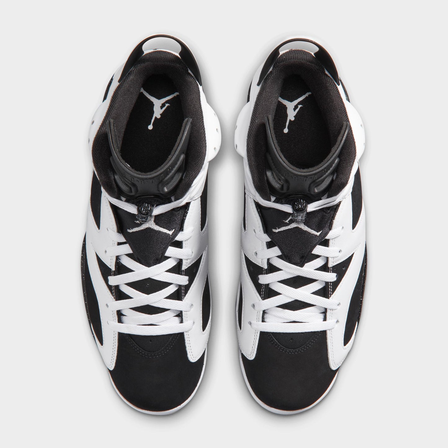 Jordan 6 Retro White / Chrome Black - White