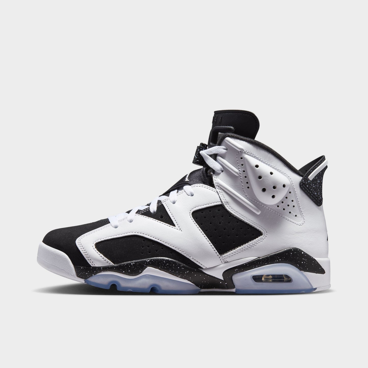Jordan 6 Retro White / Chrome Black - White