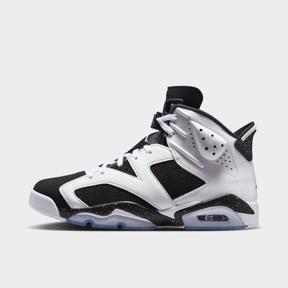 Jordan 6 Retro White / Chrome Black - White
