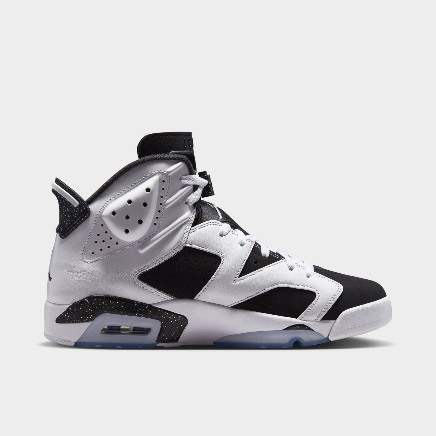 Jordan 6 Retro White / Chrome Black - White
