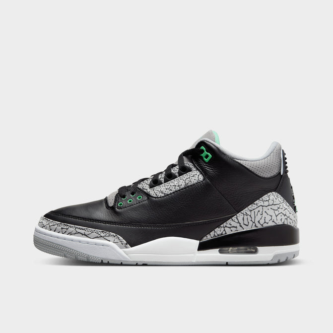 Air jordan shop 3 grey green